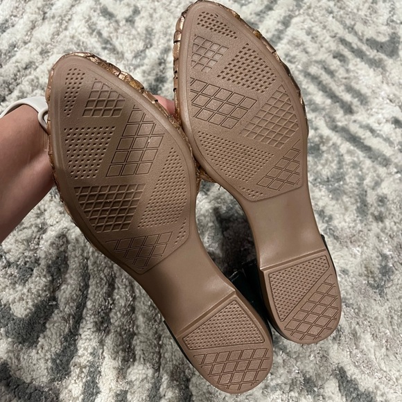 Agave Girl Leather Made in Mexico Weaved Pointed Toe Rose Gold Flats Size 7 - Picture 5 of 8